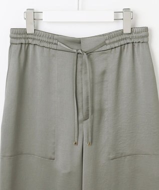 自由区 【カタログ掲載】ドレーピーサテンベイカー パンツ モカ