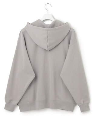 J.PRESS YORK STREET 【UNISEX】フルジップ裏毛ロゴパーカー ベージュ系