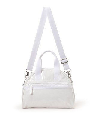 LeSportsac ROUND SM SATCHEL/ホワイトグリマーシャイン ホワイトグリマーシャイン