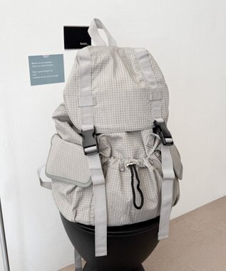 WEGO 【ユニセックス着用ITEM】3ポケットフラップリュック 柄2