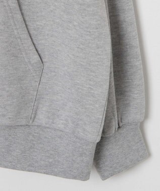 WEGO 【SCHOOLITEM】ルーズフィットジップパーカー 杢グレー