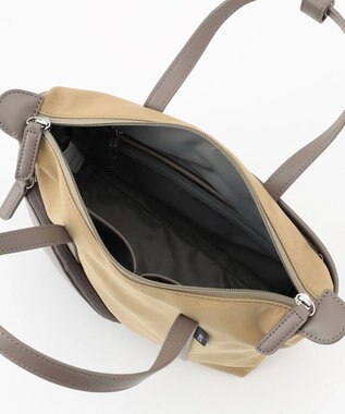 Y'SACCS コットンライクナイロントート Sサイズ ベージュ