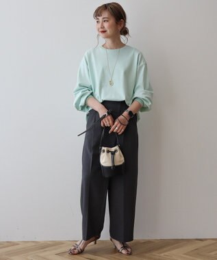 AMERICAN HOLIC 【WEB限定】袖ボリュームカットプルオーバー Green