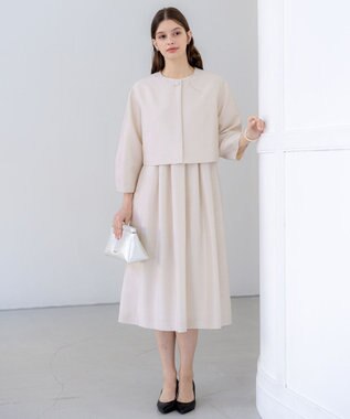 23区 【APPLAUDIR】トリアセシャンタン ジャケット シャンパン