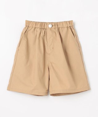 ANY KIDS ポプリン ハーフパンツ ブラウン