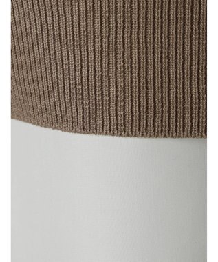 CRAFT STANDARD BOUTIQUE 【洗える】ニットベスト+バンドカラーシャツSET-B Gray Beige