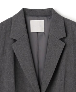 UNFILO 【セットアップ着用可】マイビューティ オーバージャケット チャコール