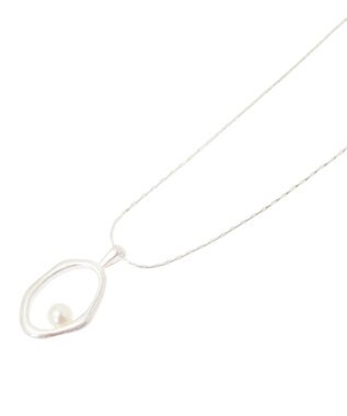 AMERICAN HOLIC パールモチーフワントップネックレス Silver