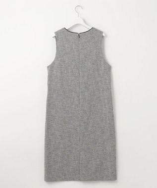 J.PRESS LADIES 【洗える】Calameraリングメッシュ ジャンパースカート モノトーン系