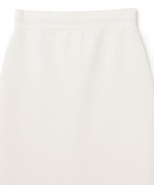 BEIGE， WALNUT / Iラインスカート White