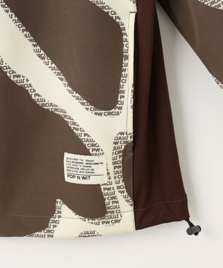 PW CIRCULUS 【袖2WAY】【MEN】プリント デタッチャブル アノラック ベージュ系5