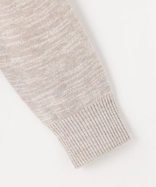 JOSEPH ABBOUD 【イタリア糸使用/清涼感/軽い/洗える】スラブギマニット ジップ ジャケット ベージュ系