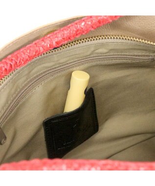 Regalo Felice 【軽量 / ラメ加工牛革使用 / 2way】トート小 / REGALO RE(アイボリー×レッド)