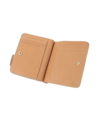 genten マルチカットワークミニ　二つ折り財布 ハニーベージュ