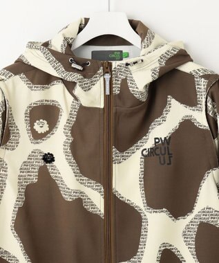 PW CIRCULUS 【袖2WAY】【MEN】プリント デタッチャブル アノラック ベージュ系5