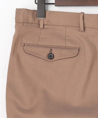 JOSEPH ABBOUD 【キングサイズ・ウエストも伸びる!/JAPANファブリック】シャンブレードビーストレッチ パンツ ベージュ系