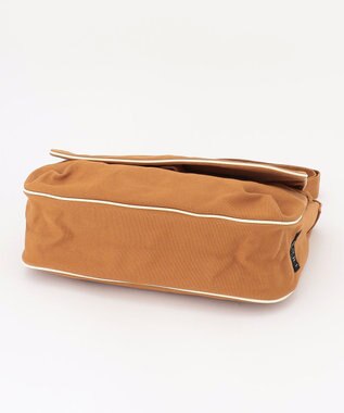 YUSHI ARLE - FLAP SHOULDER　帆布ショルダーバッグ キャメル