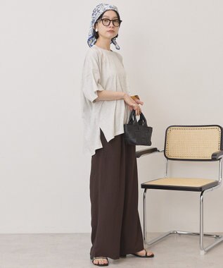 AMERICAN HOLIC バックギャザーコクーンカットプルオーバー Light Gray Mixture