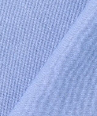 ANY SIS ニットレイヤード シャツ ツインセット チャコール×ブルー