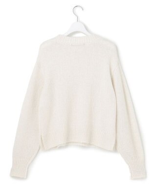 23区 【Oggi2月号掲載/洗える】スパングル クルーネック ニット ホワイト系