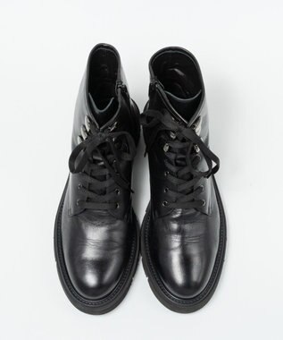 BONTRE 【LucaGrossi/ルカグロッシ】厚底レースアップブーツ/F046T-UA ブラック