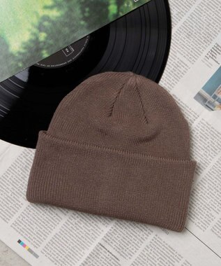 WEGO カラーショートビーニー ライトブラウン