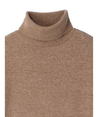 CRAFT STANDARD BOUTIQUE 洗えるコードモールタートルネックプルオーバー Beige