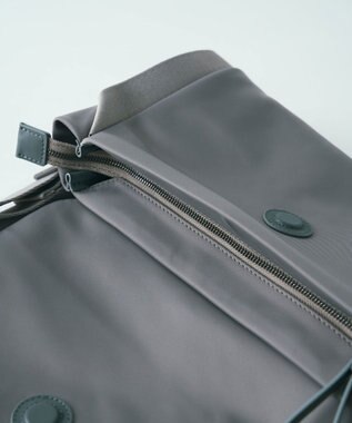 MIYABIYA LAQUOH【撥水加工】ミニマルナイロン ボディバッグ グレー