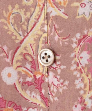 自由区 【速乾性・放湿性・防シワ性】サラサプリント ワンピース ブラウン系5