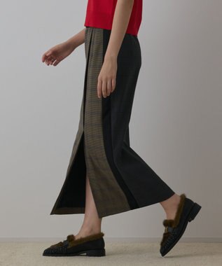 GRACE CONTINENTAL タックタイトスカート グレンチェック