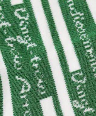 23区GOLF 【MEN】ロゴボーダー アンクルソックス グリーン系2