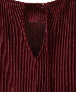 Green Parks ベロアプリーツキャミワンピース Charcoal Gray