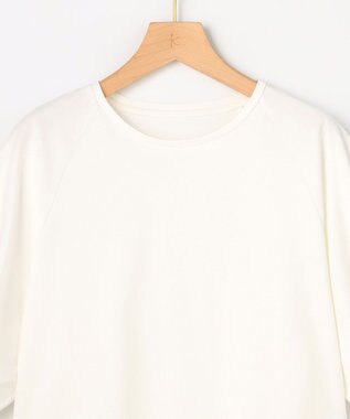 組曲 【先行予約】プレーティング天竺 バルーンスリーブカットソー ホワイト系