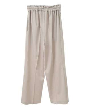 earth music&ecology ウエストフリルワイドパンツ Beige