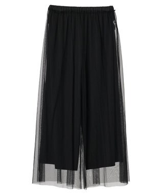 Green Parks ・ＥＬＥＮＣＡＲＥ　ＤＵＥ　チュールギャザーパンツ Black