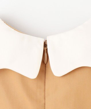 組曲 KIDS 【110-140㎝】カーブカラー ワンピース ベージュ