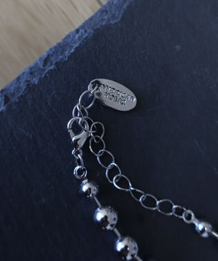 AMERICAN HOLIC ボールチェーンショートネックレス Silver