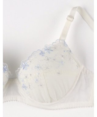 Wing ジュニアブラ やさしくサポート しっかりささえる 【STEP3 まるみをおびてきた胸に】 中学生 高校生 ブラジャー RB2545 ウイング／ワコール サックス