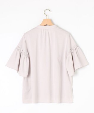 組曲 ギャザースリーブクリア カットソー グレージュ系