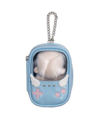 WEGO 【痛バ＆推し活グッズ】GAMEぬいポーチ サックス