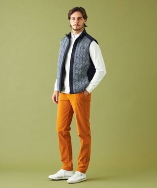 23区GOLF 【MEN】コーデュロイ カラー パンツ キャメル系