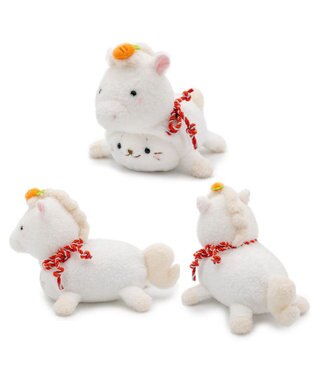 Mother garden しろたん  午年 マスコット 《白》 単品 白