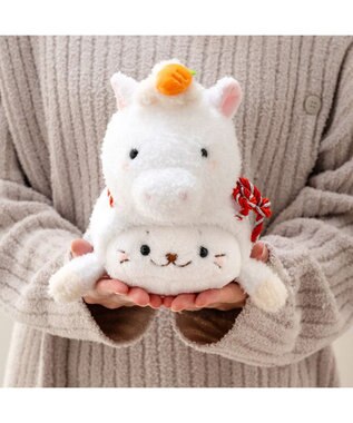 Mother garden しろたん  午年 マスコット 《白》 単品 白