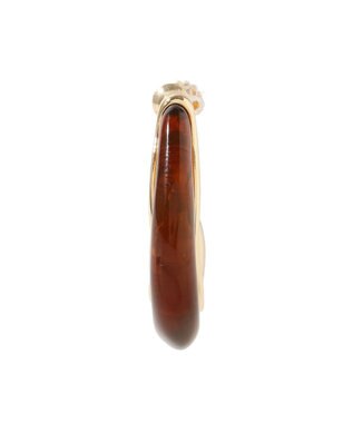 AMERICAN HOLIC トートイズライクフープイヤリング Brown