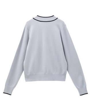 YECCA VECCA 配色ボウタイニット Ivory