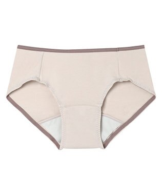 une nana cool 綿ベア天竺 カラーブロッキング サニタリーショーツ ナチュラル