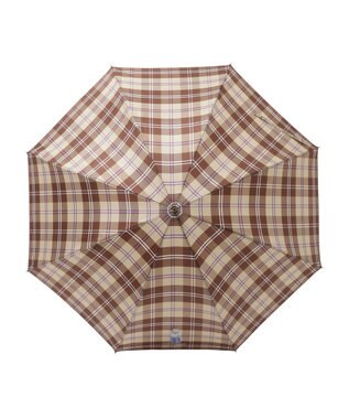MOONBAT 【雨傘】POLO RALPH LAUREN（ポロ ラルフローレン）チェック ポロベア ワンポイント 長傘 キャメル