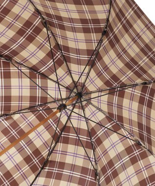 MOONBAT 【雨傘】POLO RALPH LAUREN（ポロ ラルフローレン）チェック ポロベア ワンポイント 長傘 キャメル