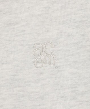 earth music&ecology ショート丈ワンポイント刺繍オフショルスウェット Oatmeal