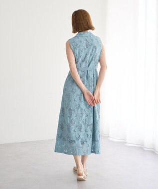 YECCA VECCA レースワンピース Blue